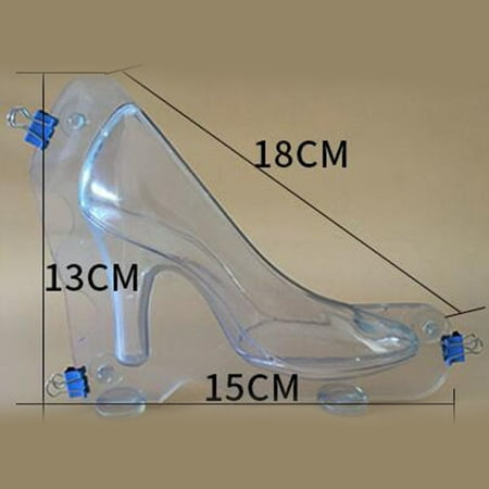 3D High-Heeled Shoes Mold Fondant Cake Chocolate Mold Cake Dessert Decorating LH
